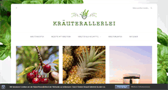 Desktop Screenshot of kraeuterallerlei.de