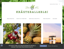 Tablet Screenshot of kraeuterallerlei.de